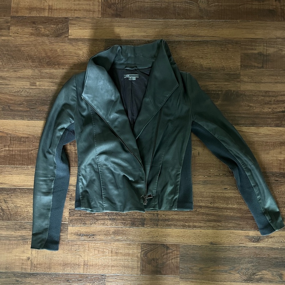 Vince Goat leather moto jacket- sooooo soft!